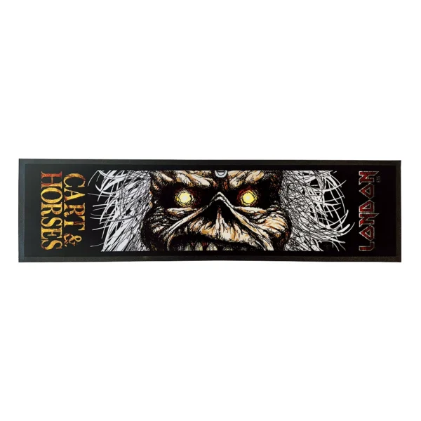 Large Printed Bar Mat 89.4 x 24.4cm