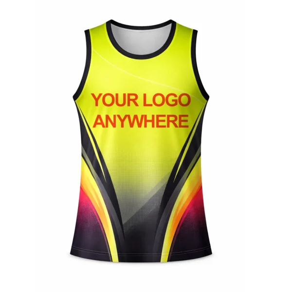 Custom Sublimation Print Running Vest