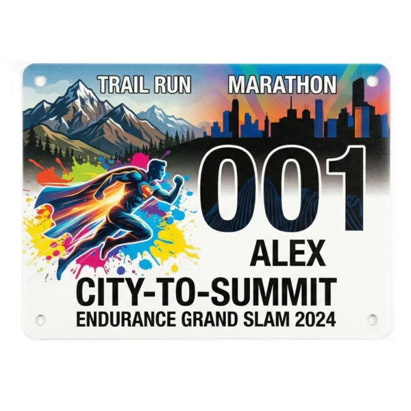 Custom TYVEK Paper Race Bibs