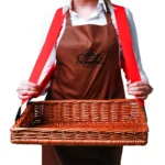 Low Profile Wicker Vendor Tray